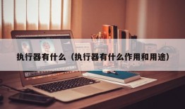 执行器有什么（执行器有什么作用和用途）